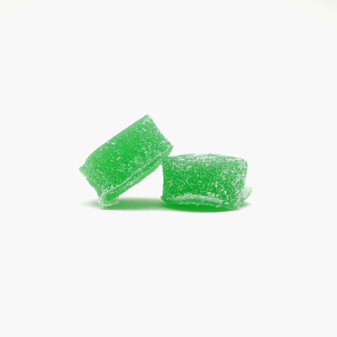 50 mg THC Gummies - Sour Diesel Apple