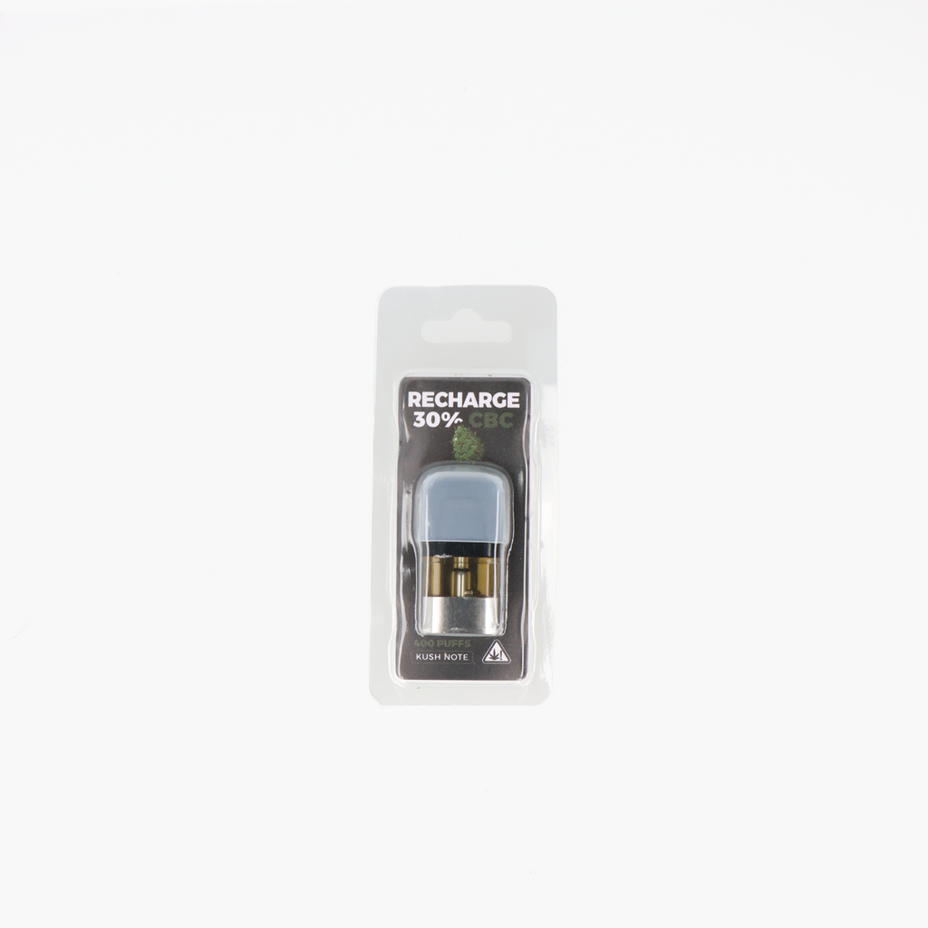 CBC Vape recharge pod 1ML - Kush note - Marque blanche